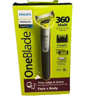 Philips Norelco OneBlade 360 Face + Body Hybrid Trimmer & Shaver - QP2834/70