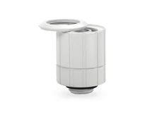 Bitspower Artemis Rotary Fitting CC3 For ID 3/8" OD 5/8" Tube, Arctic White