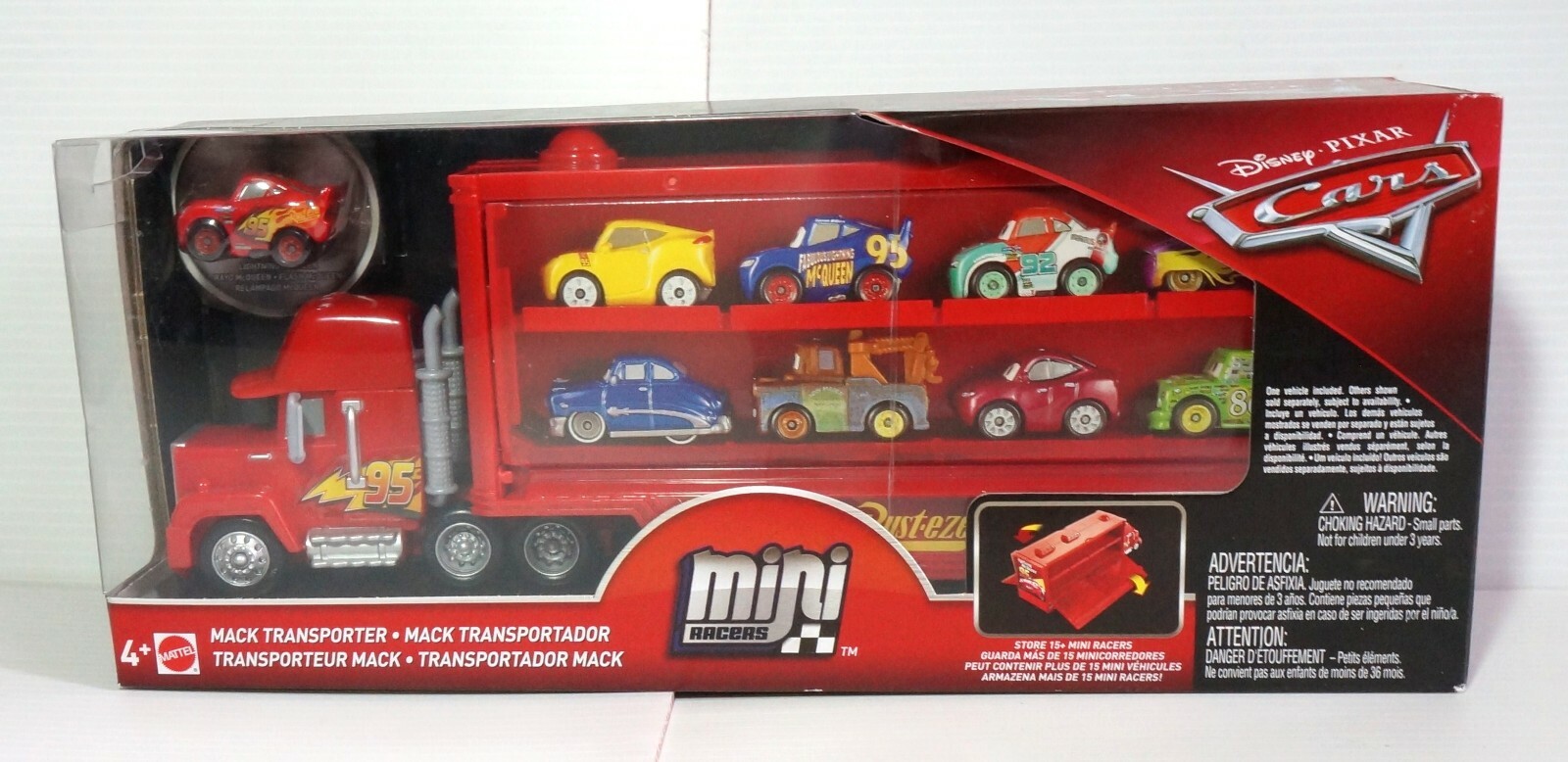 disney cars mack transporter and 15 diecast cars