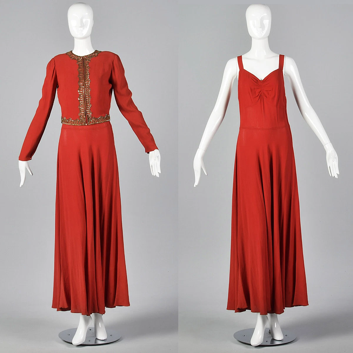 1940 top formal dress