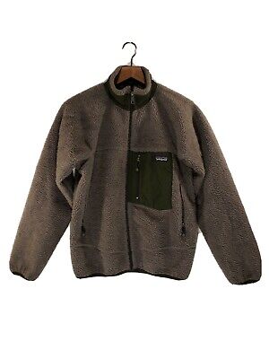 USA Rare Vintage Patagonia Mens (XS) Sage Green Deep Pile Retro X Fleece Jacket