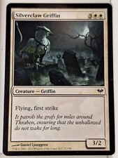 Silverclaw Griffin - Dark Ascension - Magic the Gathering MTG Nice!