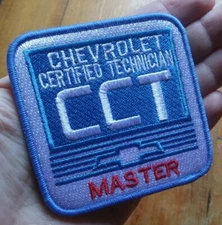 CCT Chevrolet Certified Technician MASTER Auto Collector Uniform Patch SEW ON