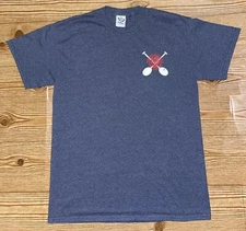 Hawaiian Island Creations Blue Gray Graphic T Shirt TS0 Mens Medium