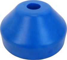  1 45rpm Record Adapters - New Blue Plastic Dome Inserts for 7" Vinyl 07MRDABL