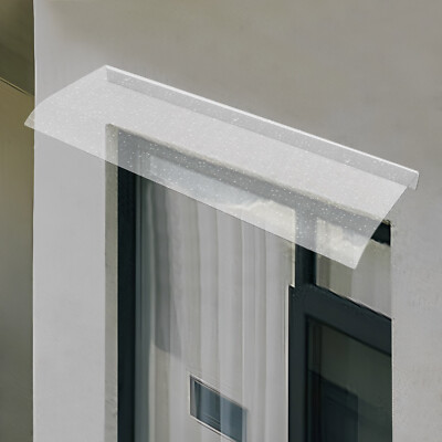 PC Front Door Window Awning Canopy Sun Shade Rain Cover UV Protect Patio Canopy