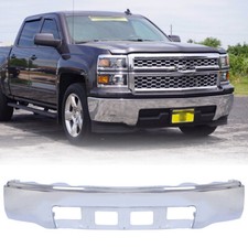 For 2014-2015 Silverado 1500 Chrome Front Bum...