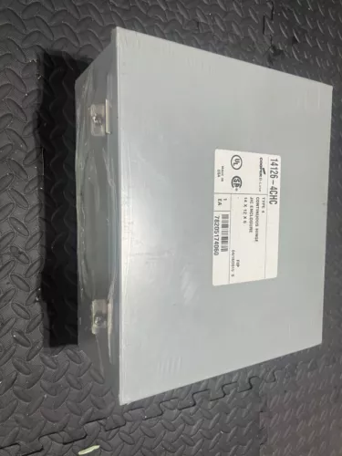 BRAND NEW Eaton 14126-4CHC Unpainted 14" x 12" x 6" Hinge Cover Enclosure