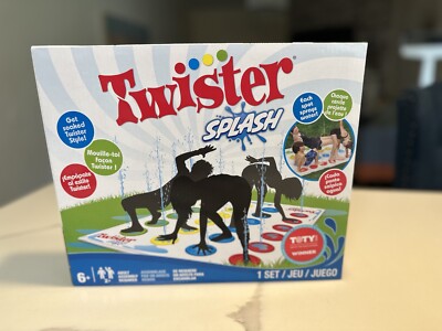 Hasbro Twister Splash Water Game for Kids   Backyard Sprinkler Outdoor Games 