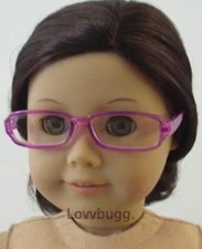 Modern Purple Glasses for American Girl 18" Doll Accessory WOWZA FREESHIP ADDS!
