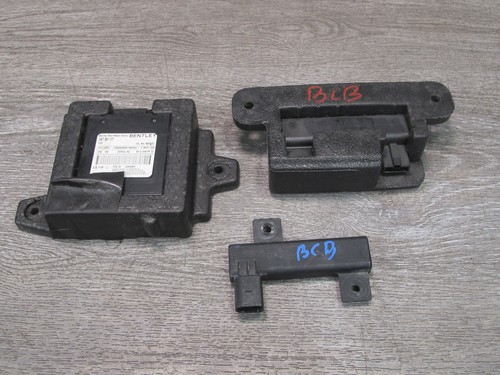 03-10 BENTLEY CONTINENTAL GTC GT ANTI THEFT CONTROL MODULE KEYLESS ANTENNA SET