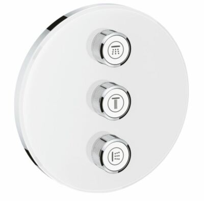 Grohe 29152LS0 Grohtherm Smartcontrol Triple Volume Control Trim Moon White