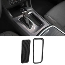 Console Gear Shift Storage Box Cover Trim for Dodge Charger 15-23 Carbon Fiber