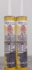 Dicor 551LSD-1 QTY. 2, Non-Leveling Non-Sag Sealant, Dove Bright White, 10.3 OZ