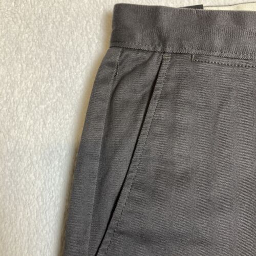 J.Crew Hose Herren 34x27 770 gerades Bein Chino Stretch grau Etikett 34x30 - Bild 6 von 15