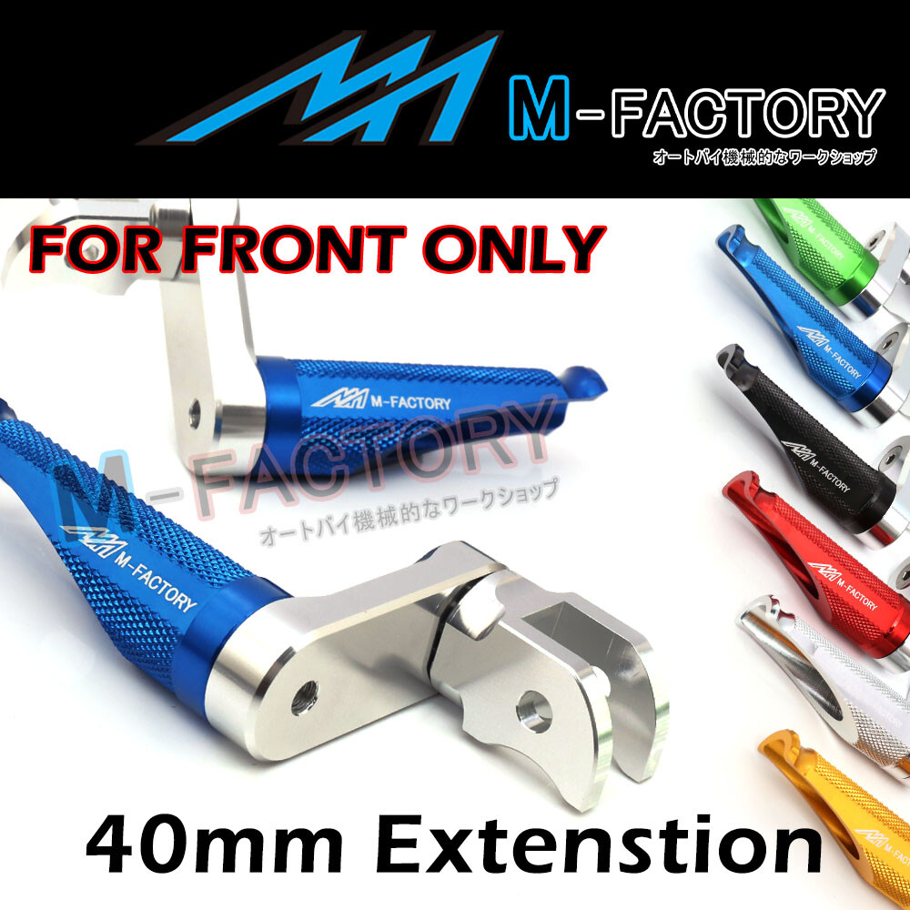 40mm Front Riser Extender Foot Pegs For Aprilia Tuono V4 R