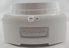 Cuisinart Ice Cream Maker Model ICE-21 Motor Base Only Pristine White