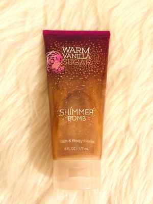 (READ) 60% FULL BATH & BODY WORKS WARM VANILLA SUGAR SHIMMER BOMB 6 FL OZ BOTTLE