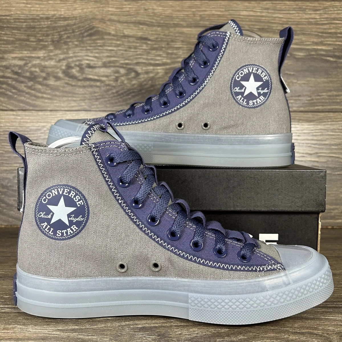 Converse Men's Chuck Taylor All Star CX Explore Hi Blue Gray Shoes Sneakers  New | eBay