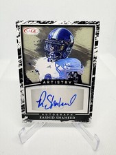 2022 Sage Football Rashid Shaheed Blk & Wht Artistry Auto Sp A-RS 