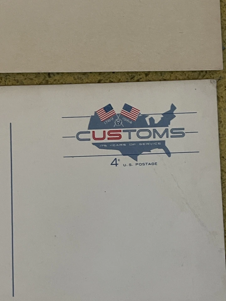 Vintage Mint Unused US UX27,UX48,UX50,UX51 Postage Cards, 1c,4c - Image 3 of 4