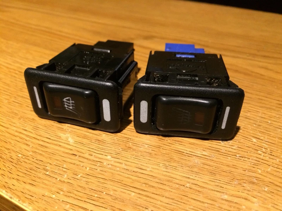 1998-2008 Subaru Forester Heater Heated Seat Switches *New Bulbs, TESTED* - Image 4 of 4