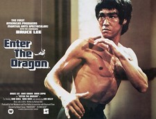 ENTER THE DRAGON 1973  quad poster print  30x40" Bruce Lee John Saxon FREE P&P