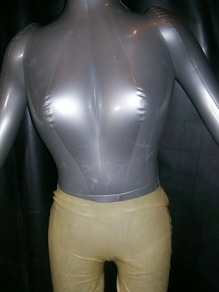 FETISH BONDAGE RUBBER LATEX TRANSPARENT LEGGINGS 5410 BDSM CATSUIT STOCKINGS - Image 4 of 4