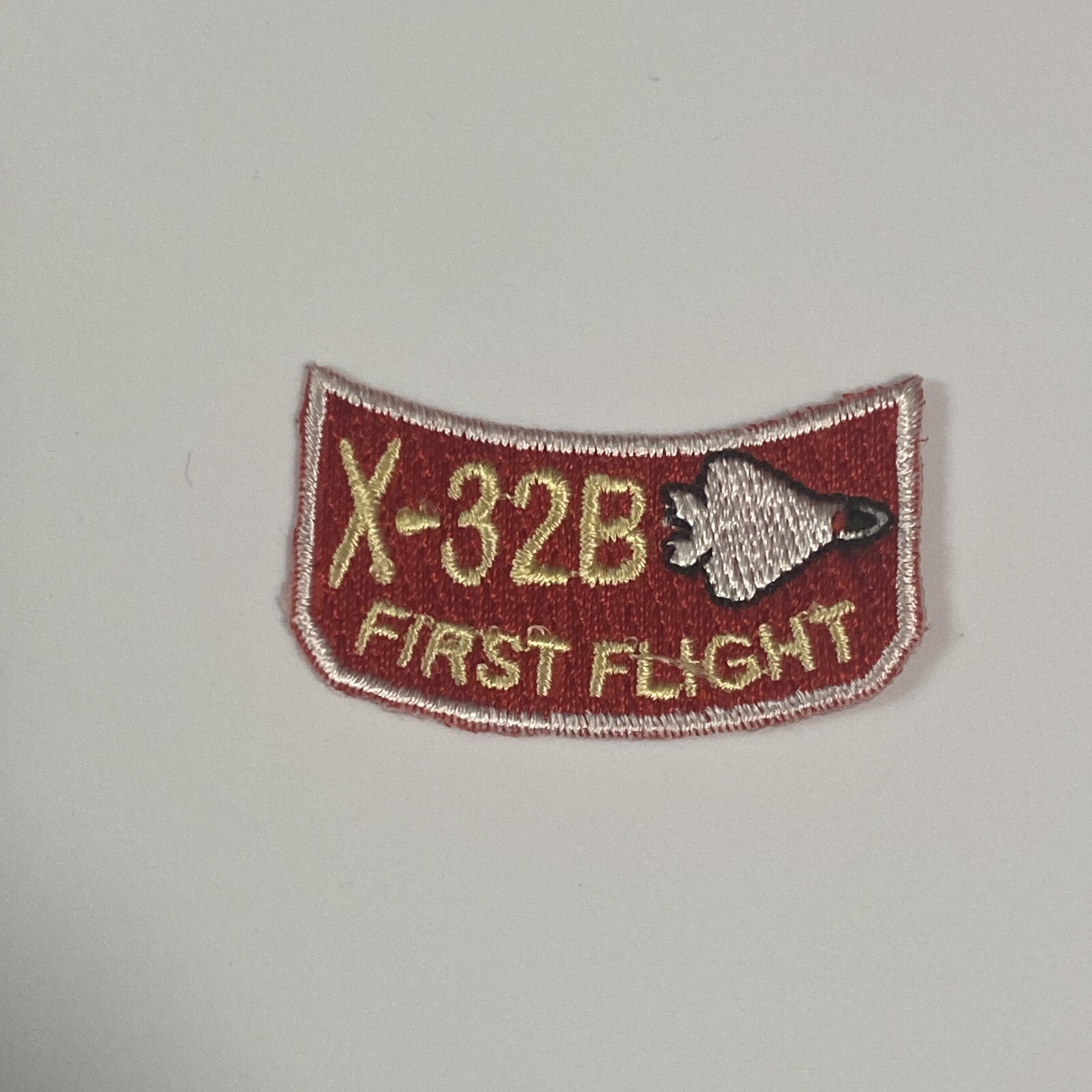 Joint Strike Fighter JSF X-32 X-32B First Flight Rocker Patch Boeing - Rare