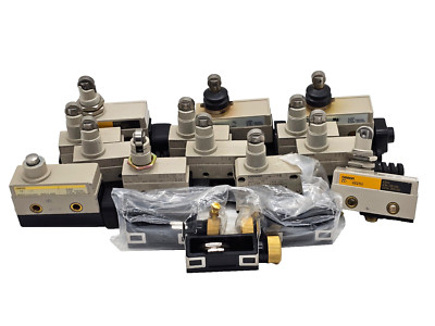 Omron 13 Piece Snap Action Switch Lot Including D4E-1A20N, SHL-Q2255, ZC-Q2255