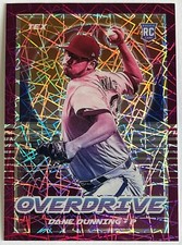 2021 Panini Overdrive PURPLE VELOCITY #16 DANE DUNNING Texas Rangers * RC