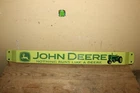 Vintage John Deere Farm Tractor 32" Door Push Pull Bar Porcelain Metal Sign