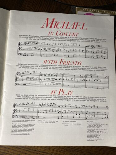 Michael Jackson In Concert Souvenir Edition Programmbuch 1984, Tribute Mag & Pin - Bild 9 von 12