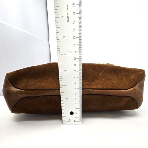 Kultige Tom Ford Ära Gucci Horsebit Schultertasche RAR Vintage Wildleder Schnalle GRAIL - Bild 8 von 24