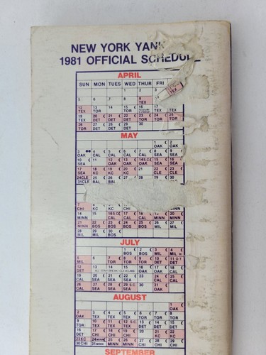 Menge 15 Vintage Baseball Media Guides Yankees, Red Soxs, Orioles, Dodgers 80er  - Bild 10 von 10