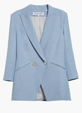 NEW, VERONICA BEARD Rickie Dickey Jacket in Bluebell Size 12 SJ1731