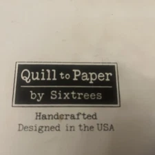 quill to paper by sixtrees