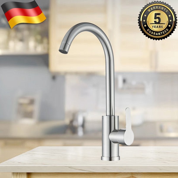KüChenarmatur, 360° Drehbar, Einhebel-KüChenarmatur, Leichtbau-Wasserhahn-image