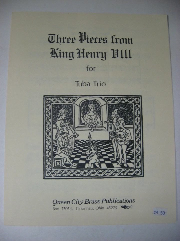 Лот Туба Трио Квартет Нотная Музыка Queen City Латунь Английский Мадригал Quid Petis  - Изображение 2 из 4