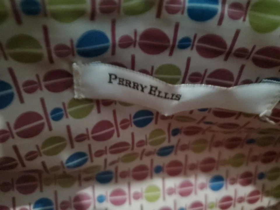 Bolso de Hombro Vintage Perry Ellis Portafolio Verde Azulado Oscuro PVC Bolso de Gimnasio Cartera Años 80 Foto 4 de 4