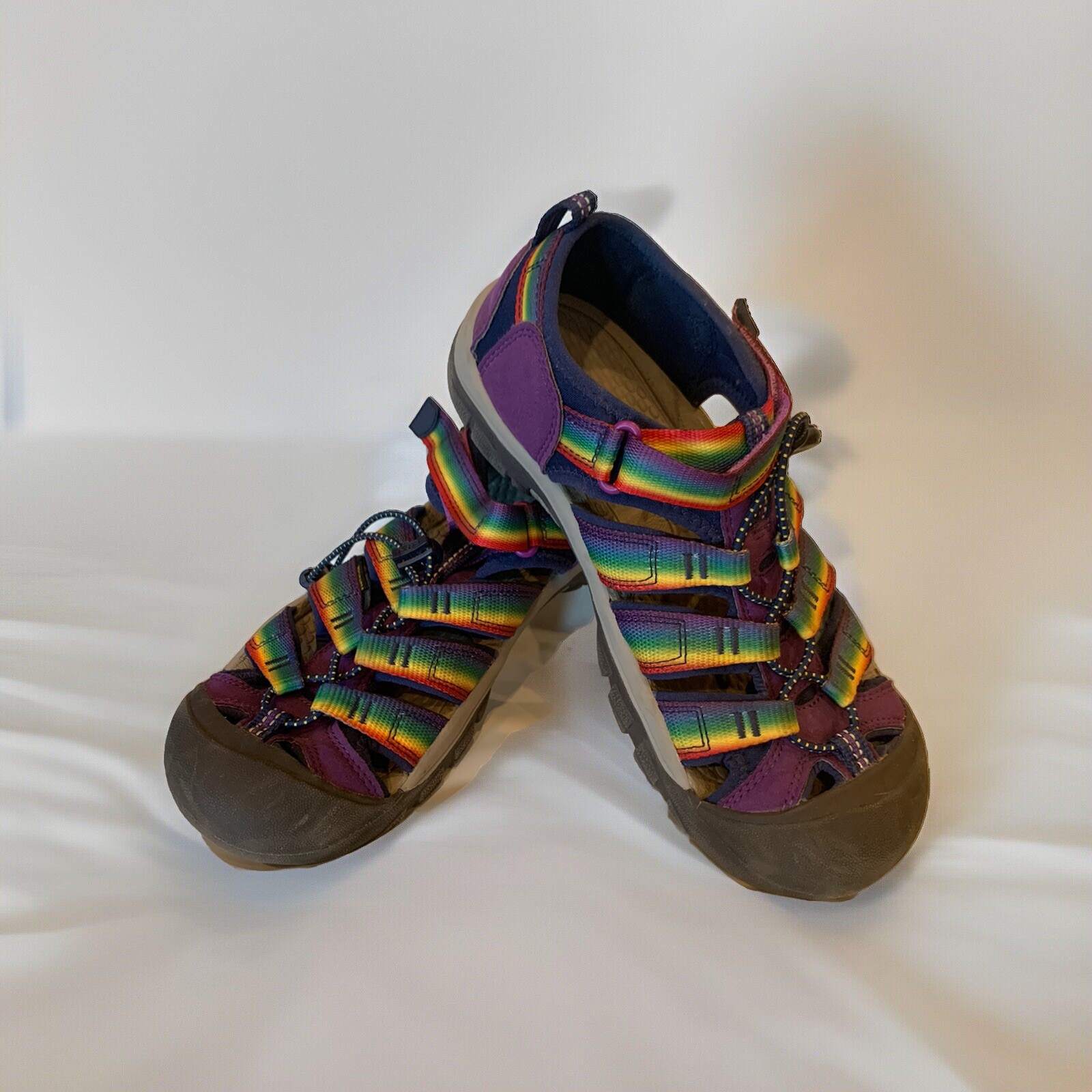 Keen Newport H2 sandali arcobaleno scarpe acqua ciabatte donna taglia 5 escursionismo