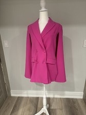Zara Ca e Sleeve Blazer In Pink