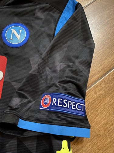 Maglia Napoli 2018 2019 Fabian Ruiz 8 Champions Kappa Calcio Shirt Jersey Away - Foto 6 di 12