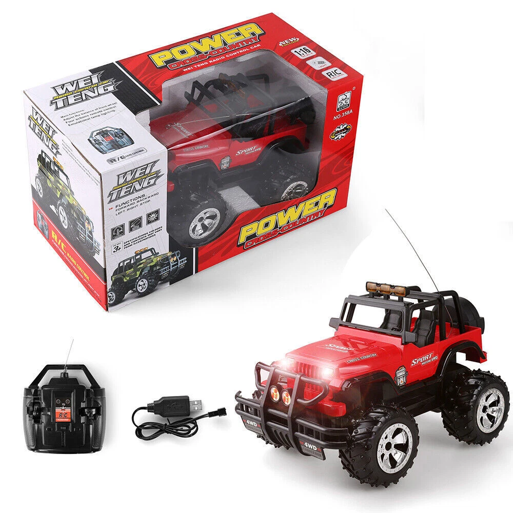 1:16 RC Car Remote Control High Speed Vehicle Off-Road Truck Kids Toy Xmas  Gift