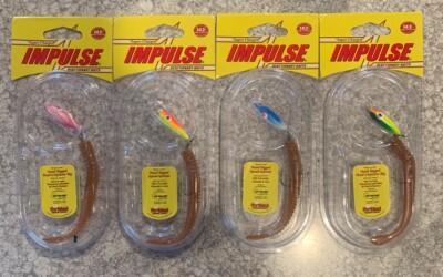 4 Packs Northland Impulse Float N Rig Colors As Shown Bass Walleye Pike Pickerel
