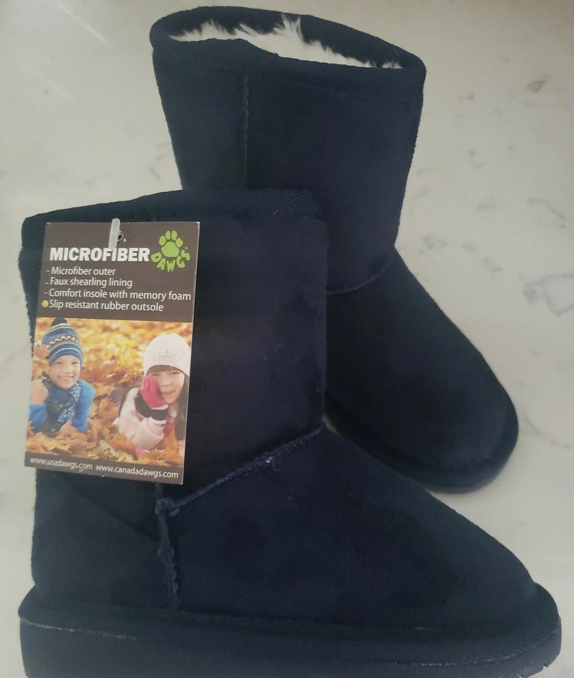 DAWGS Boots Navy Size US4/5 toddler/ little kid  cute!😊  - Image 2 of 4
