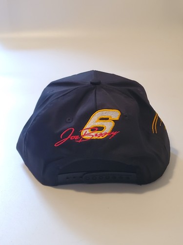 Cappello nero Joe Bessey Power Team Racing #6 Team Issued NASCAR Busch Series nuovo senza etichette - Foto 3 di 6