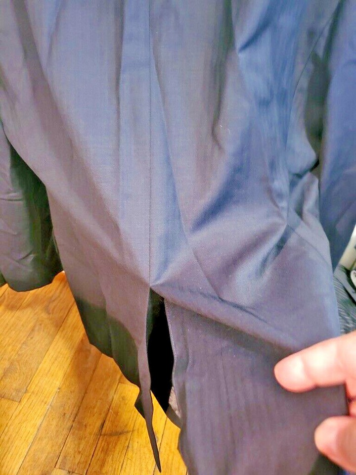 TASSO ELBA Macy's Men's Black 100 Wool Suit Jacket Sport Coat 38 S eBay