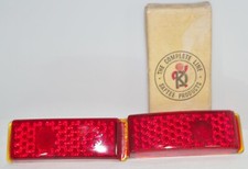 Nos 1941-1942 Ford Glass Tail Light Lens Set K-d Triflex 281 Nos 1941-1942 Ford Glass Tail Light Lens Set K-d Triflex 281