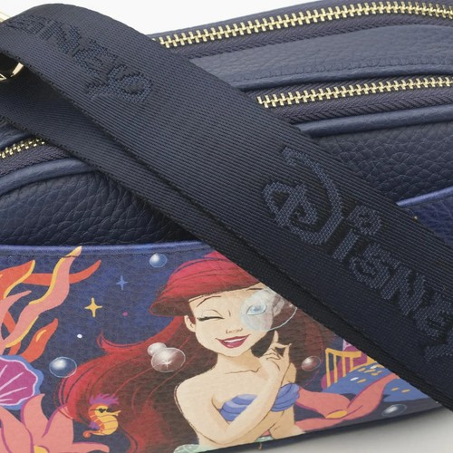 Disney Little Mermaid - Ariel Double Zipper Crossbody/Shoulder Bag - Picture 5 of 7